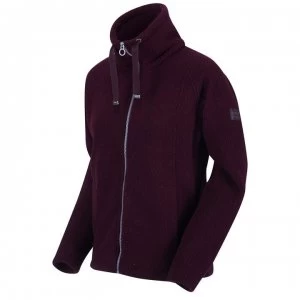 Image of Regatta Zaylee Full Zip Fleece - Dk Burgundy