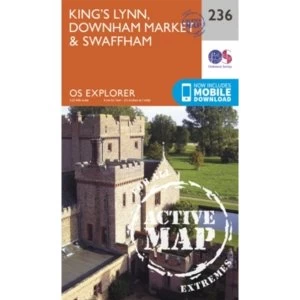 Image of King's Lynn, Downham Market and Swaffham by Ordnance Survey (Sheet map, folded, 2015)