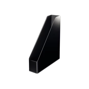 Image of Magazine File Dual Colour Extra Slim Design A4. Black - Outer Carton of 4