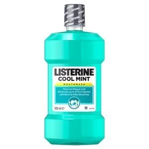 Image of Listerine Cool Mint Anti Bacterial Mouthwash 500ml