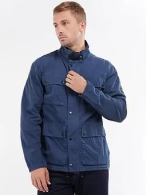 Image of Barbour International Reworked Marino Lightweight Jacket, Blue, Size L, Men