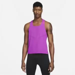 Image of Nike Dri-FIT ADV AeroSwift Mens Racing Singlet - Purple