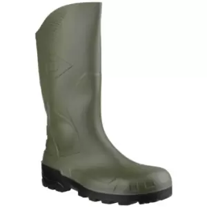 Image of Devon Full Safety Wellington Green/Black - 6.5 - Dunlop