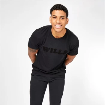 Image of Jack Wills Wayfair Boucle T-Shirt - Black