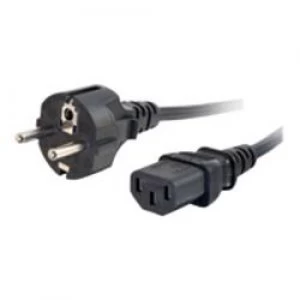Image of C2G 0.5m 16 AWG Universal Power Cord (IEC320C13 to CEE7/7)