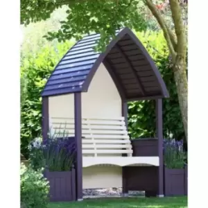 Image of AFK Premium Cottage Arbour Lavender & Cream 2 Seat