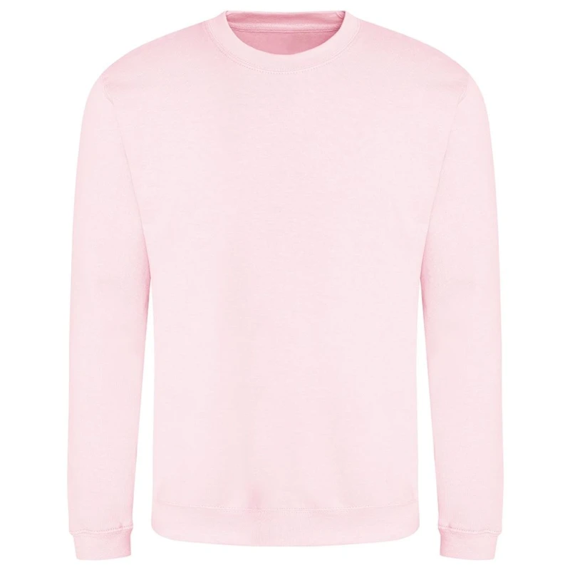 Image of AWDis AWDis Men Just Hoods Sweatshirt in Baby Pink Size: X-Small Baby Pink XS Male 5063527328830
