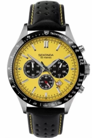 Image of Mens Sekonda Aviator Chronograph Watch 3378