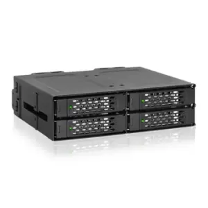 Image of Icy Dock Rugged Full Metal 4 Bay 2.5" NVMe U.2 SSD Mobile Rack For Ext