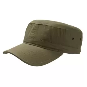 Image of Atlantis Army Military Cap (Pack of 2) (One Size) (Green)