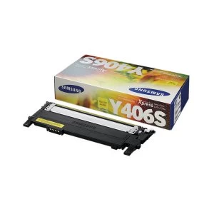 Image of Samsung Toner cartridge Y406S CLT Y406SELS Original Yellow 1000 pages