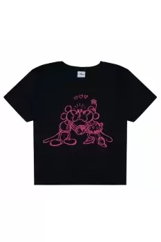 Image of Kiss Cropped T-Shirt