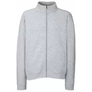 Image of Fruit Of The Loom Mens Full Zip Sweat Jacket (L) (Heather Grey)