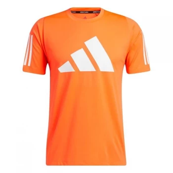 Image of adidas Free Lift 3 Bar T Shirt Mens - App Solar Red