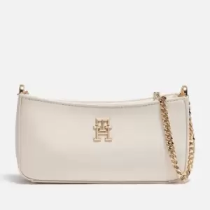 Image of Tommy Hilfiger Womens Timeless Chain Cross Body Bag - Weathered White
