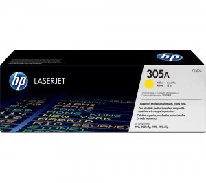 Image of HP 305A Yellow Laser Toner Ink Cartridge