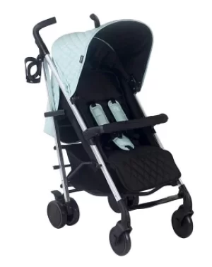 Image of My Babiie Quilted Aqua Stroller