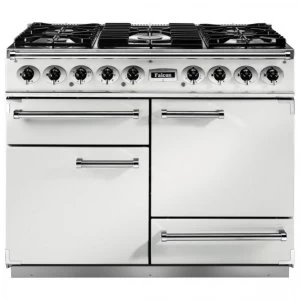 Image of Falcon F1092DXDFWH-NG 82310 1092 de luxe df white nickel trim