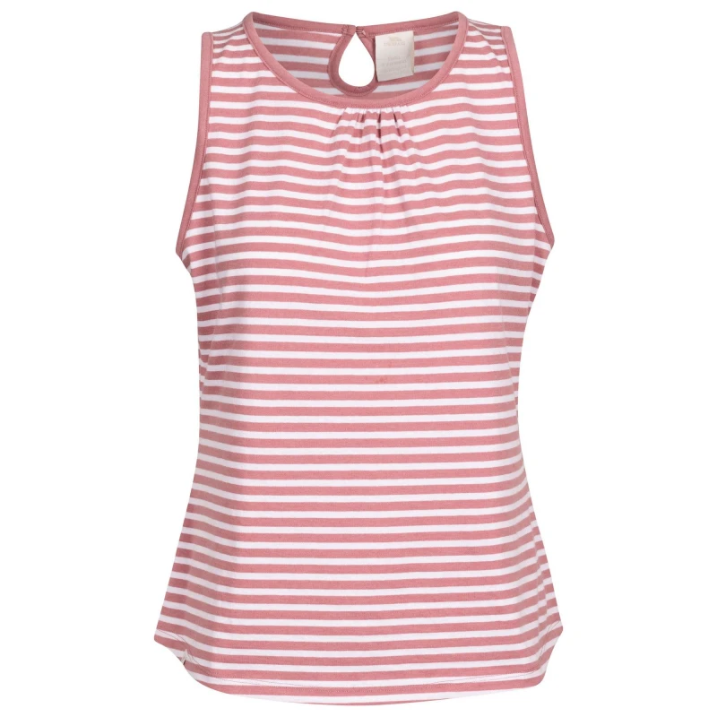 Image of Trespass Kelly Stripe Vest Top Purple female