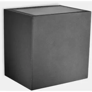 Image of LEDS C4 Afrodita Tech Small Double Emission Outdoor LED Up Down Light Small Urban Grey IP65 12W 4000K