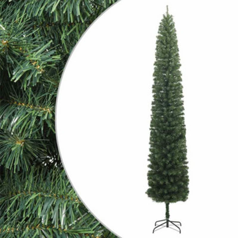 Image of Vidaxl Slim Christmas Tree With Stand 270 Cm Pvc