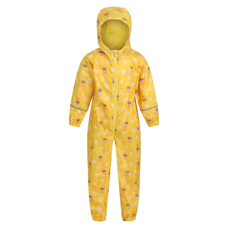 Image of Regatta Peppa Pig Pobble Bodysuit Unisex Kids - Yellow Yellow 4 - 5 Years