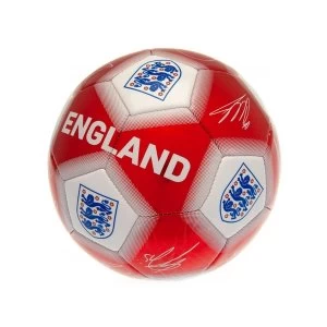 Image of England Red White Signature Ball Size 5