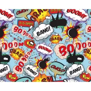 Image of Comic Pop Multi Wall Mural - 3.5m x 2.8m