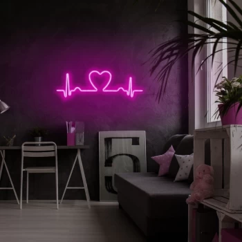 Image of Love Rhythm - Pink Pink Wall Lamp
