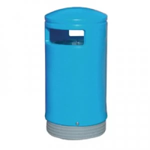 Image of Slingsby Outdoor Hooded Top Bin 75 Litre Blue 321772