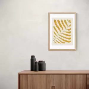 Image of East End Prints Yellow Plant Print Yellow