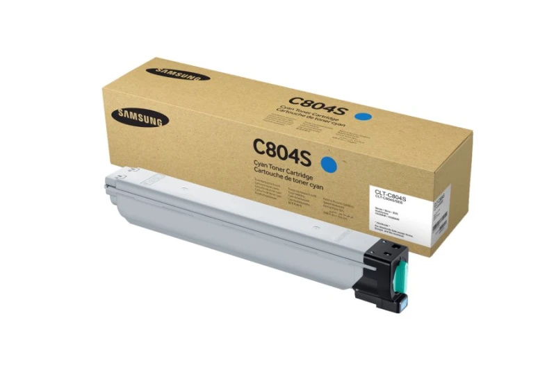 Image of Samsung CLT-C804S/ELS/C804 Toner cartridge cyan. 15K pages for Samsung