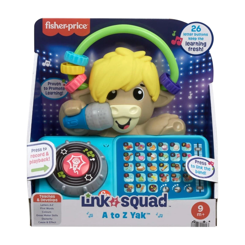 Image of Link Squad Fisher-Price Link Squad A to Z Yak Learning Toy