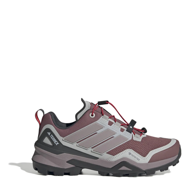 Image of adidas Womens Non-Waterproof Hiking Shoes Crmsn/Fig/Gry female 3.5 (36)