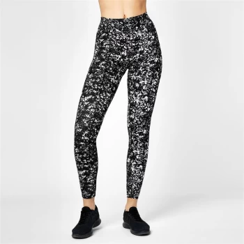 Image of USA Pro High Rise Leggings Womens - Mono Scrawl