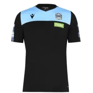 Image of Macron Polyester T Shirt - Blue