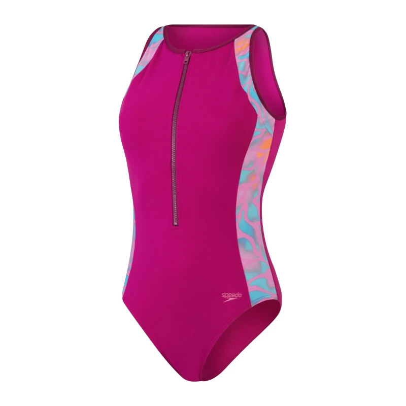 Image of Speedo Pnl Pt Hyst Af Purple/Orange female 30 (XS)