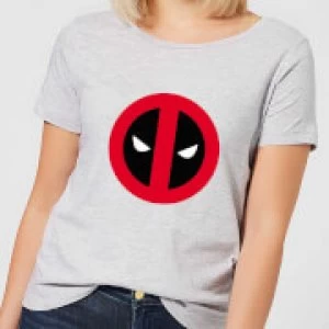 Image of Marvel Deadpool Clean Logo Womens T-Shirt - Grey - M