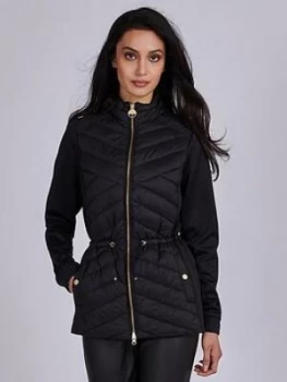 Image of Barbour International Understeer Sweatshirt - Black, Size 12, Women