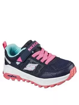 Image of Skechers Fuse Tread Setter Trainers - Navy, Size 2 Older