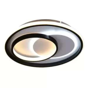 Image of Cristal Vega LED Flush Mount Ceiling Lamp 60W cct Round