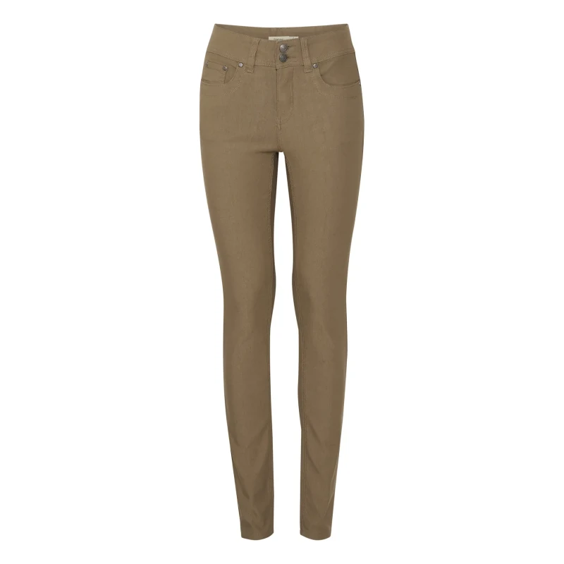 Image of fransa Womens Trousers fransa Zalin Tokyo Marron Female 36