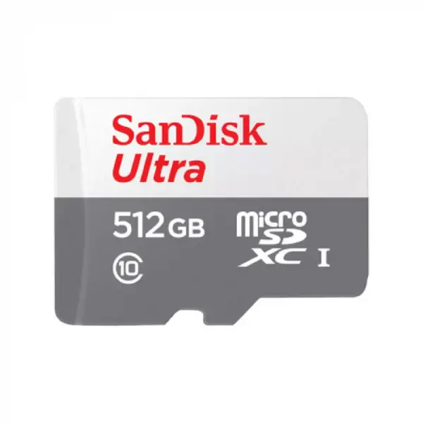 Image of SanDisk 512GB Ultra microSD Card (SDXC) UHS-I Class 10 - 100MB/s