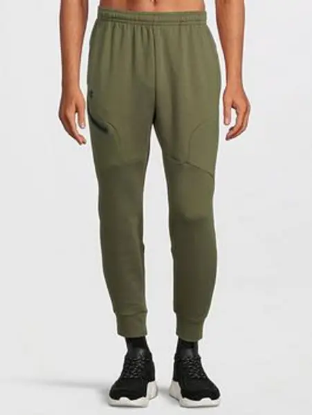 Image of Under Armour Mens Training Unstoppable Fleece Joggers - Khaki