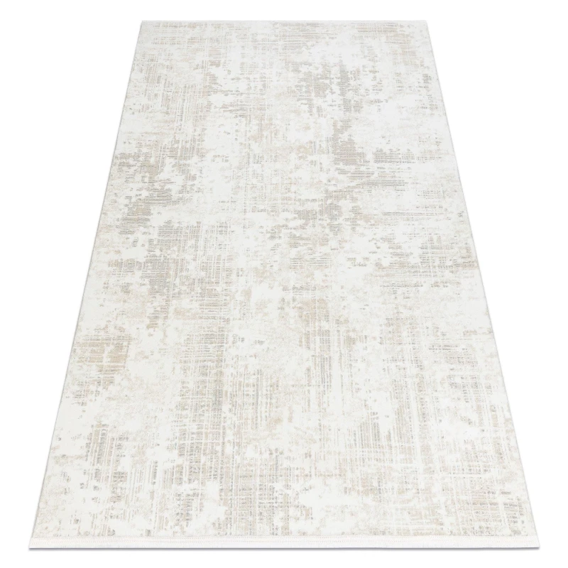 Image of RugsX Modern Carpet Duke 51374 Cream - Vintage, Structured, Very Soft, Fring 80X150 Cm