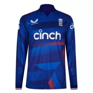 Image of Castore England Od Long Sleeve Jersey Mens - Blue
