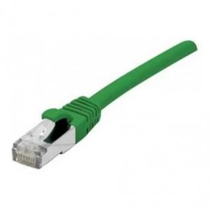 Image of Patch Cord RJ45 CAT.6 F/UTP LSZH Snagless Green - 2m Full Copper