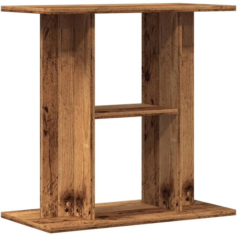 Image of vidaXL Aquarium Stand Old Wood 60x30x60cm Engineered Wood, Brown 857270