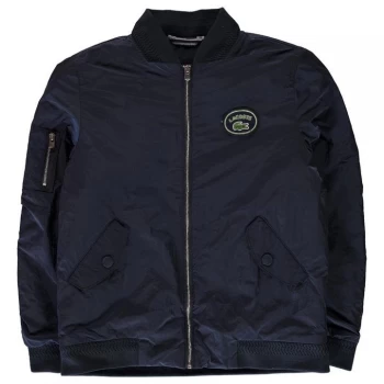Image of Lacoste Zip Jacket Junior Boys - Navy JE1