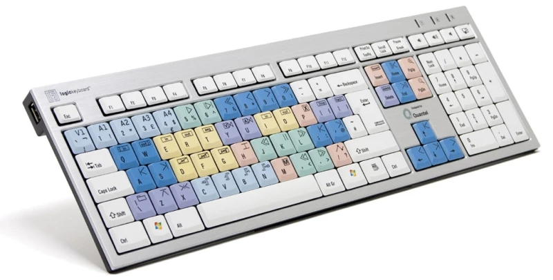 Image of Logickeyboard Quantel keyboard Office USB QWERTY US English Multicolou